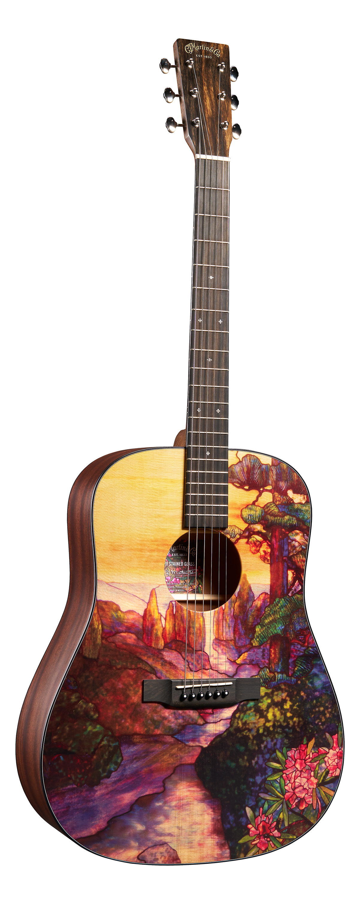 Martin D-11 Stained Glass Guitar image number 1